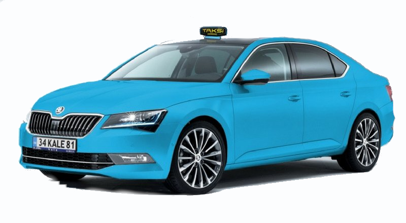 Бирюзовое такси в Турции